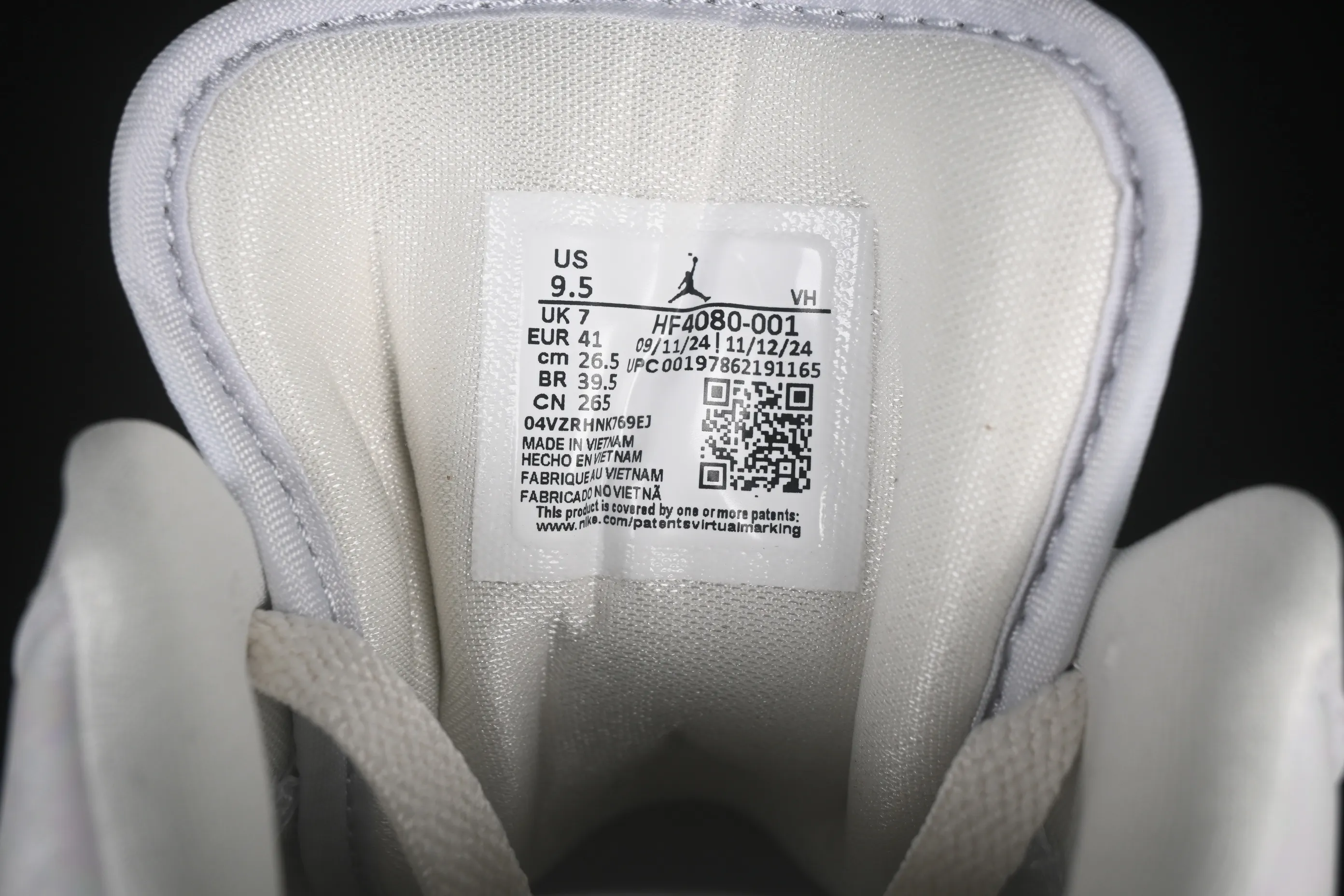 All categories Air Jordan Jordan series basketball shoes Air Jordan 1 Low G version pure original Air Jordan 1 Low "Year of the Snake 2025" AJ1 Joe 1 off-white fantasy pearlescent low-top cultural basketball shoes HF4080-001